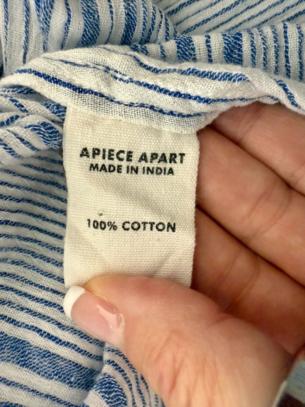 Apiece Apart Nissi Tiers Maxi Dress Blue - Size 2 - Picture 7 of 10